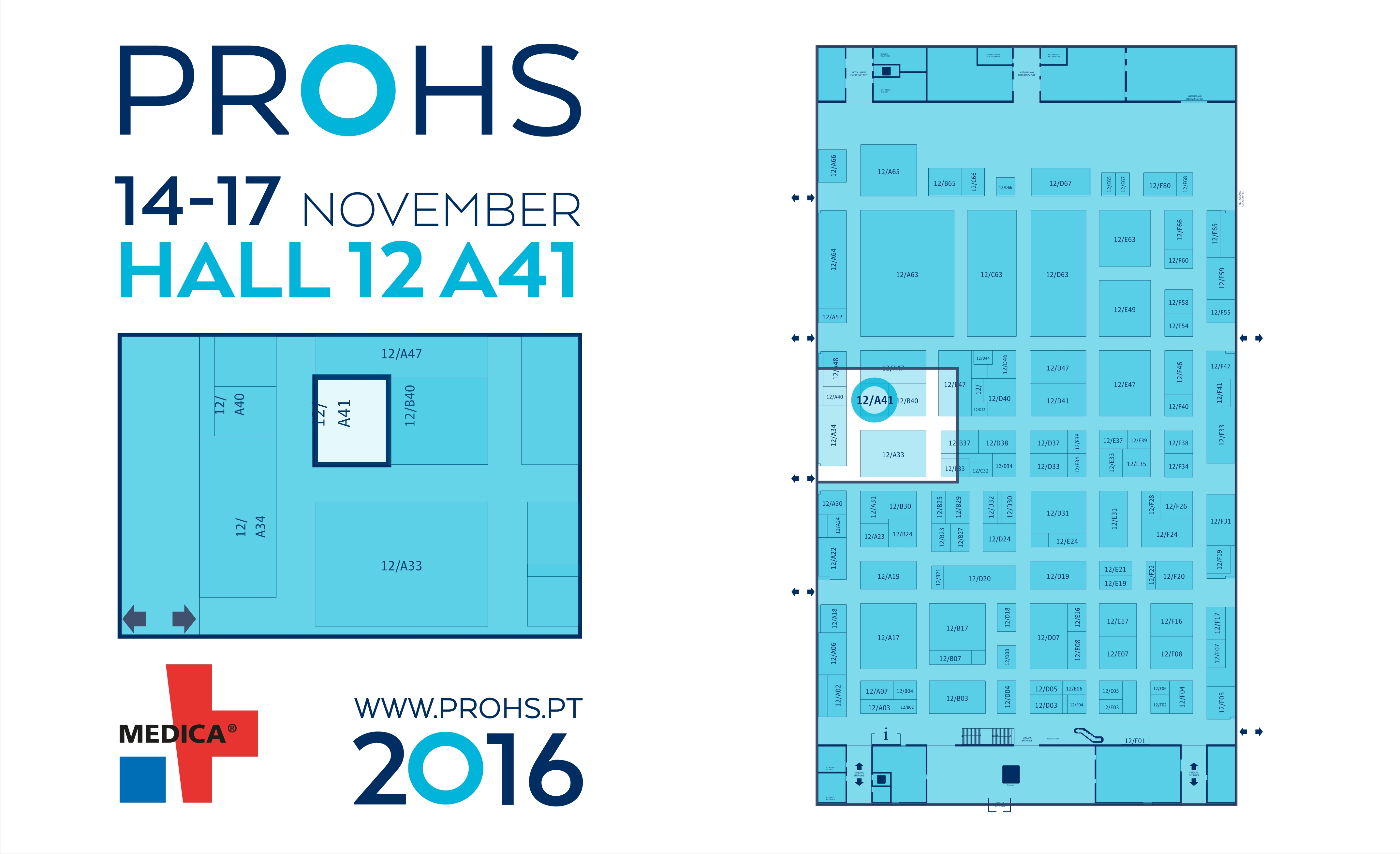 PROHS marca presença na MEDICA 2016